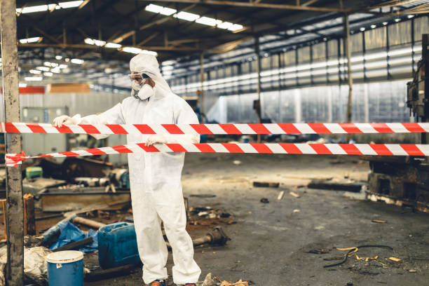 Professional Trauma Scene Cleanup technician working in Limerick, ME